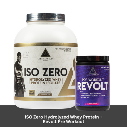 ISO Zero Hydrolyzed Whey Protein + Revolt Pre-Workout Combo