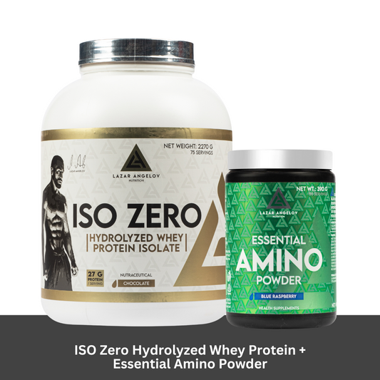 ISO Zero Hydrolyzed Whey + Essential Amino Powder Combo