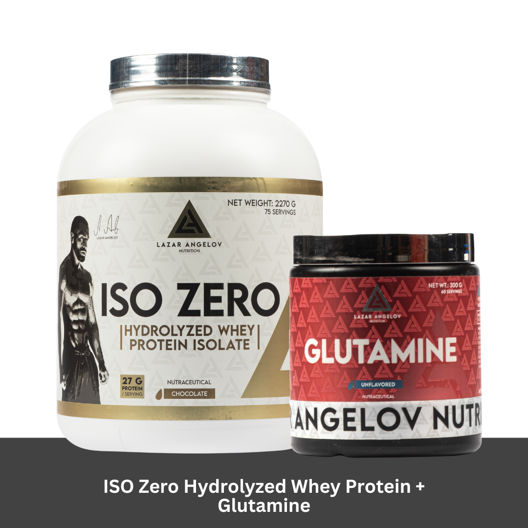 ISO Zero Hydrolyzed Whey Protein + Glutamine Combo